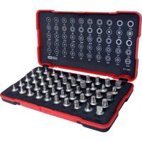 KS Tools 1/4 Bit-Stecknuss-Satz, extra kurz, 50-tlg 911.1850 Bitset