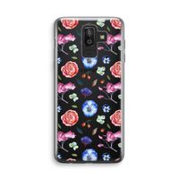 Bloemetjes: Samsung Galaxy J8 (2018) Transparant Hoesje