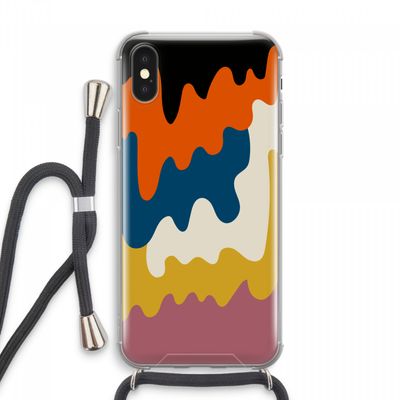 Baar A: iPhone XS Max Transparant Hoesje met koord