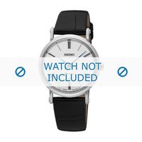 Seiko horlogeband SXB431P1 / 7N89 0AY0 Leder Zwart 16mm - thumbnail