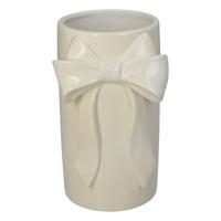 Vaas Strik Wit 18,5 cm hoog