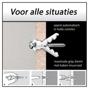 Toggler alligatorplug AF8 (100st)