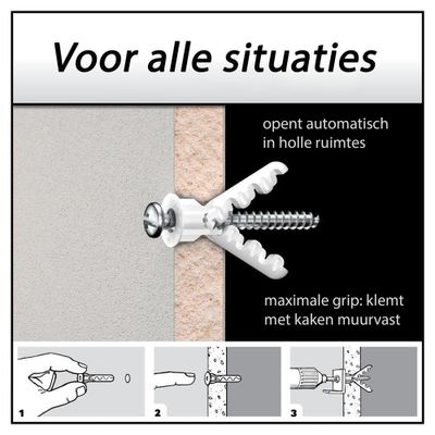 Toggler alligatorplug AF8 (100st)
