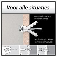 Toggler alligatorplug AF8 (100st)