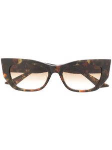 Dita Eyewear lunettes de soleil à effet écaille de tortue - Marron