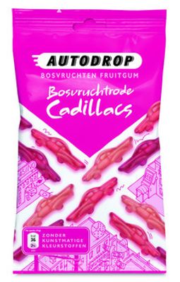 Autodrop Autodrop - Rode Cadillacs 85 Gram 16 Stuks
