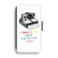 Smile: iPhone XR Flip Hoesje