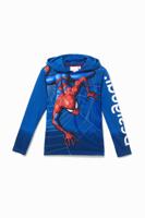 Shirt met capuchon en print - BLUE - 11/12