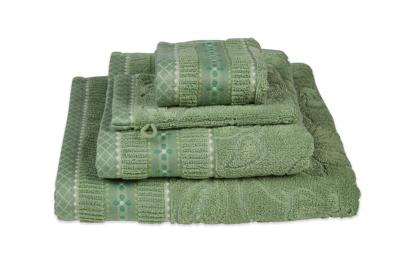 Pip Studio Pip Studio Jasmin Jacquard gastendoekje Groen 30x50 cm