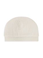 Dolce & Gabbana Kids bonnet à logo DG en jacquard - Blanc