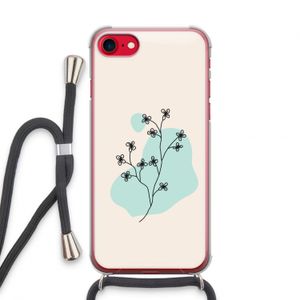 Love your petals: iPhone SE 2020 Transparant Hoesje met koord