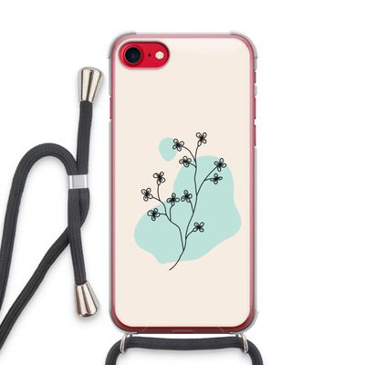 Love your petals: iPhone SE 2020 Transparant Hoesje met koord