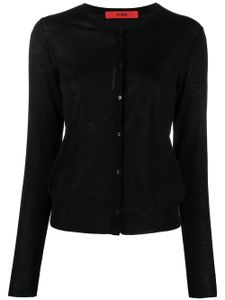 Roberto Collina cardigan à encolure ronde - Noir