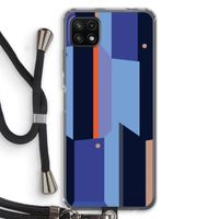 Gestalte 3: Samsung Galaxy A22 5G Transparant Hoesje met koord