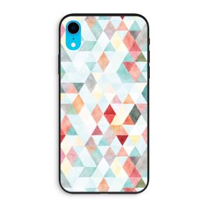 Gekleurde driehoekjes pastel: iPhone XR Biologisch afbreekbaar hoesje