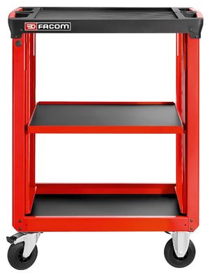 Facom Roll Werkplaatswagen 3 Planken M3 Rood - ROLL.UC3SM3 - ROLL.UC3SM3