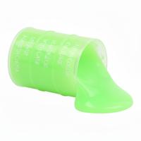 JohnToy Speelslijm - groen - 1x 150 ml - speelgoed slijm - 5,5x8 cm - horror slijm