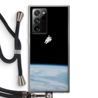 Alone in Space: Samsung Galaxy Note 20 Ultra / Note 20 Ultra 5G Transparant Hoesje met koord