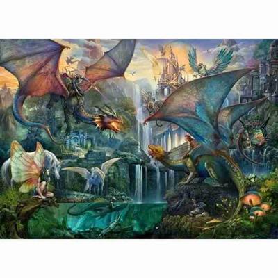 Ravensburger - Legpuzzel van 9000 stukjes - Het magische woud van draken
