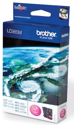 Brother inktcartridge, 260 pagina&apos;s, OEM LC-985M, magenta