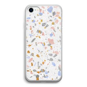 Terrazzo N°8: iPhone SE 2020 Transparant Hoesje