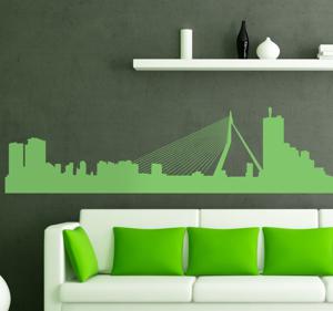 Skyline rotterdam sticker