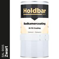 Holdbar Badkamercoating Zwart (RAL 9005) 1 kg Holdbar Badkamercoating Zwart (RAL 9005) 1 kg