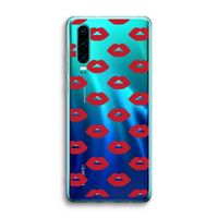 Lips: Huawei P30 Transparant Hoesje Lips: Huawei P30 Transparant Hoesje