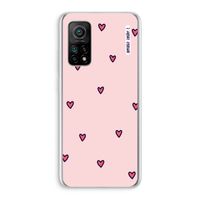Hartjes: Xiaomi Mi 10T 5G Transparant Hoesje