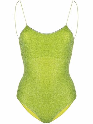 Oséree maillot de bain Lumière en lurex - Vert
