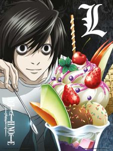 Death Note L Ice Cream Art Print 30x40cm