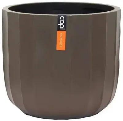Capi bloempot Bol Craft 9x8 cm Warme taupe