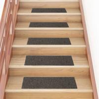 Trapmatten Zelfklevend 30 stuks 76x20 cm Antraciet Rechthoekig