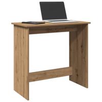 Bureau 80x40x75 cm bewerkt hout artisanaal eikenkleurig Bureau 80x40x75 cm bewerkt hout artisanaal eikenkleurig