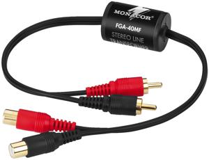 Monacor FGA-40MF RCA groundloop isolator