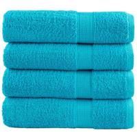 Handdoeken SOLUND 4 st 600 g/m 50x100 cm turquoise