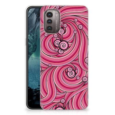 Nokia G21 | G11 | Hoesje maken | Swirl Pink