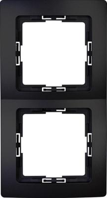 Enzo Kopp hk05 mat zwart 2 voudig afdekraam - 4621740