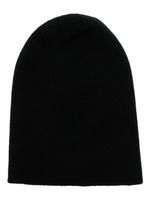 Boris Bidjan Saberi bonnet en maille nervurée - Noir