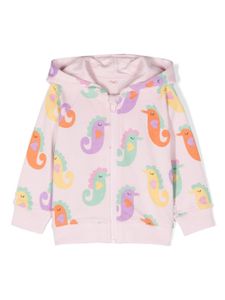 Stella McCartney Kids hoodie à imprimé graphique - Rose