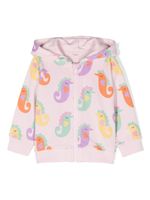 Stella McCartney Kids hoodie à imprimé graphique - Rose - thumbnail