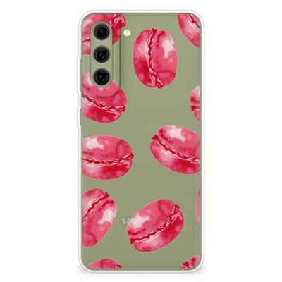 Samsung Galaxy S21FE | Siliconen Case | Pink Macarons