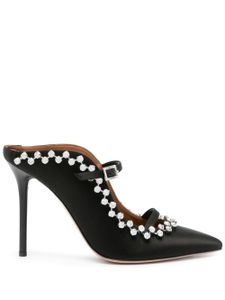 Malone Souliers mules Gala 100 mm à ornements en cristal - Noir