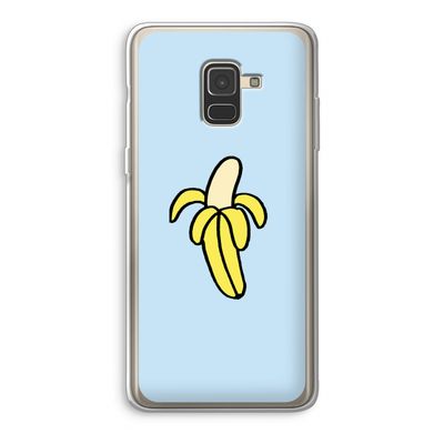 Banana: Samsung Galaxy A8 (2018) Transparant Hoesje