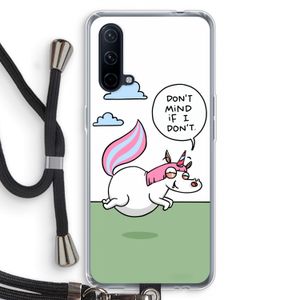 Unicorn: OnePlus Nord CE 5G Transparant Hoesje met koord