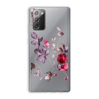 Mooie bloemen: Samsung Galaxy Note 20 / Note 20 5G Transparant Hoesje