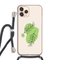 Beleaf in you: iPhone 11 Pro Max Transparant Hoesje met koord