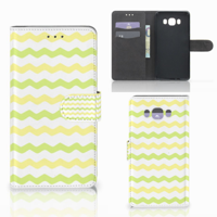 Samsung Galaxy J7 2016 | Telefoon Hoesje | Waves Yellow