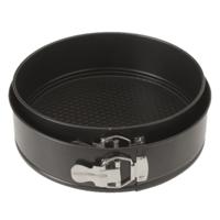 La Cucina Set van 2x taart bakvormen - springvormen - met anti-aanbak laag - zwart - Dia 24 en 26 cm
