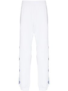 Moncler pantalon de jogging à logo imprimé - Blanc